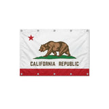 Drapeau de la Californie format S en polyester avec dix œillets