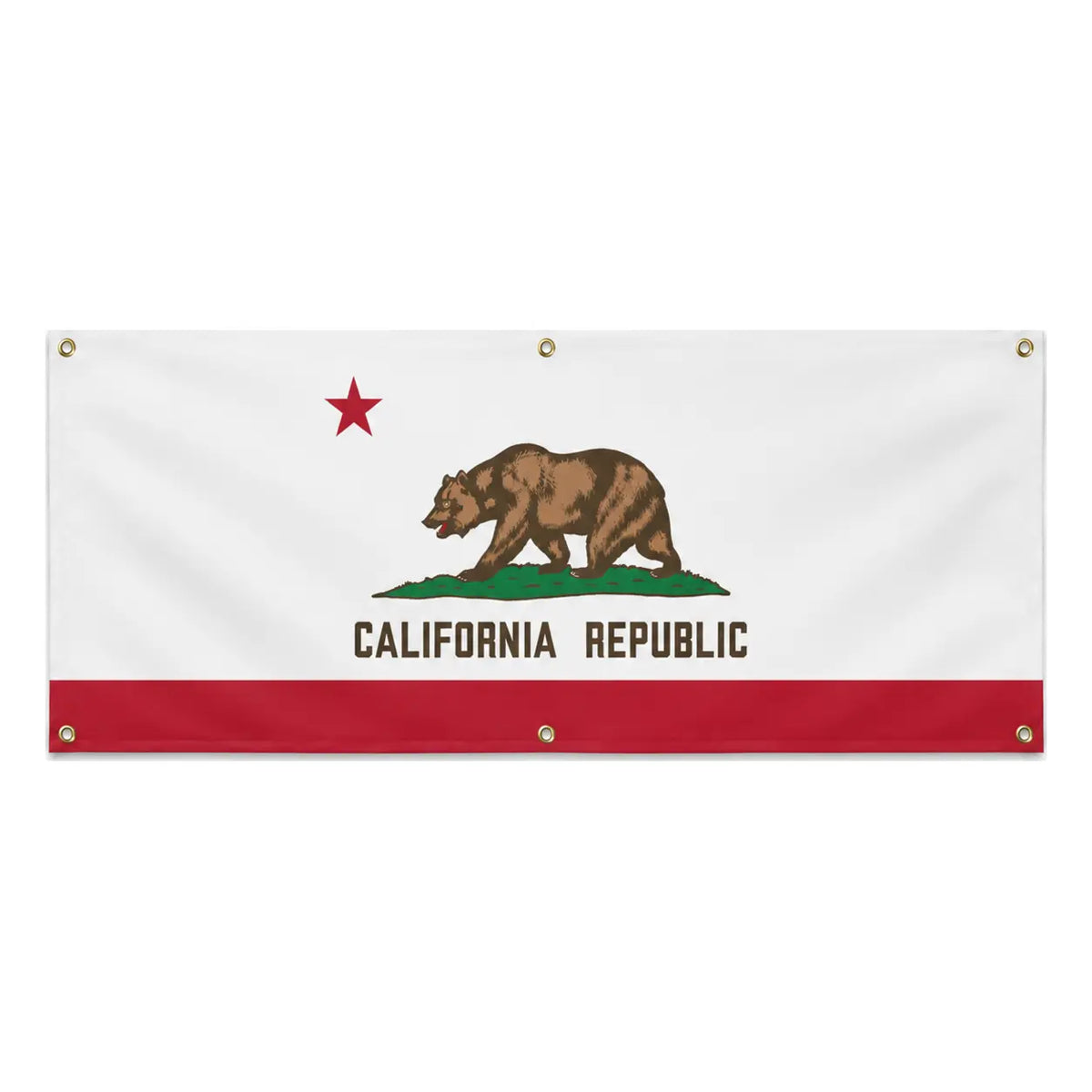 Drapeau californie polyester résistant aux intempéries