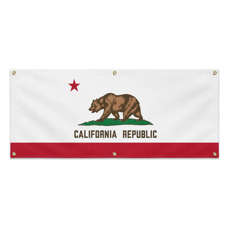 Drapeau californie polyester résistant aux intempéries