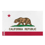 Drapeau californie polyester résistant œillets à gauche