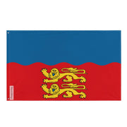 Drapeau calvados polyester résistant avec œillets à gauche