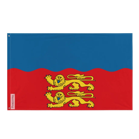 Drapeau calvados polyester résistant avec œillets à gauche