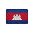 Drapeau du Cambodge format S en polyester avec dix œillets