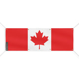 Drapeau canada en polyester résistant avec œillets robustes