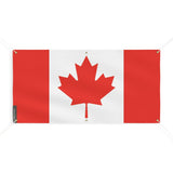 Drapeau canada polyester résistant pour usage extérieur