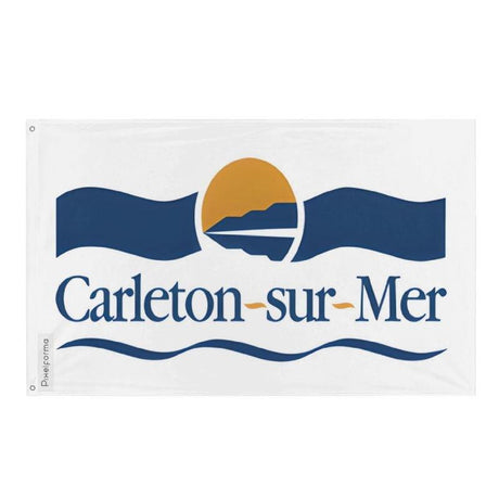 Drapeau Carleton-sur-Mer en plusieurs tailles 100 % polyester Imprimer avec Double ourlet - Pixelforma