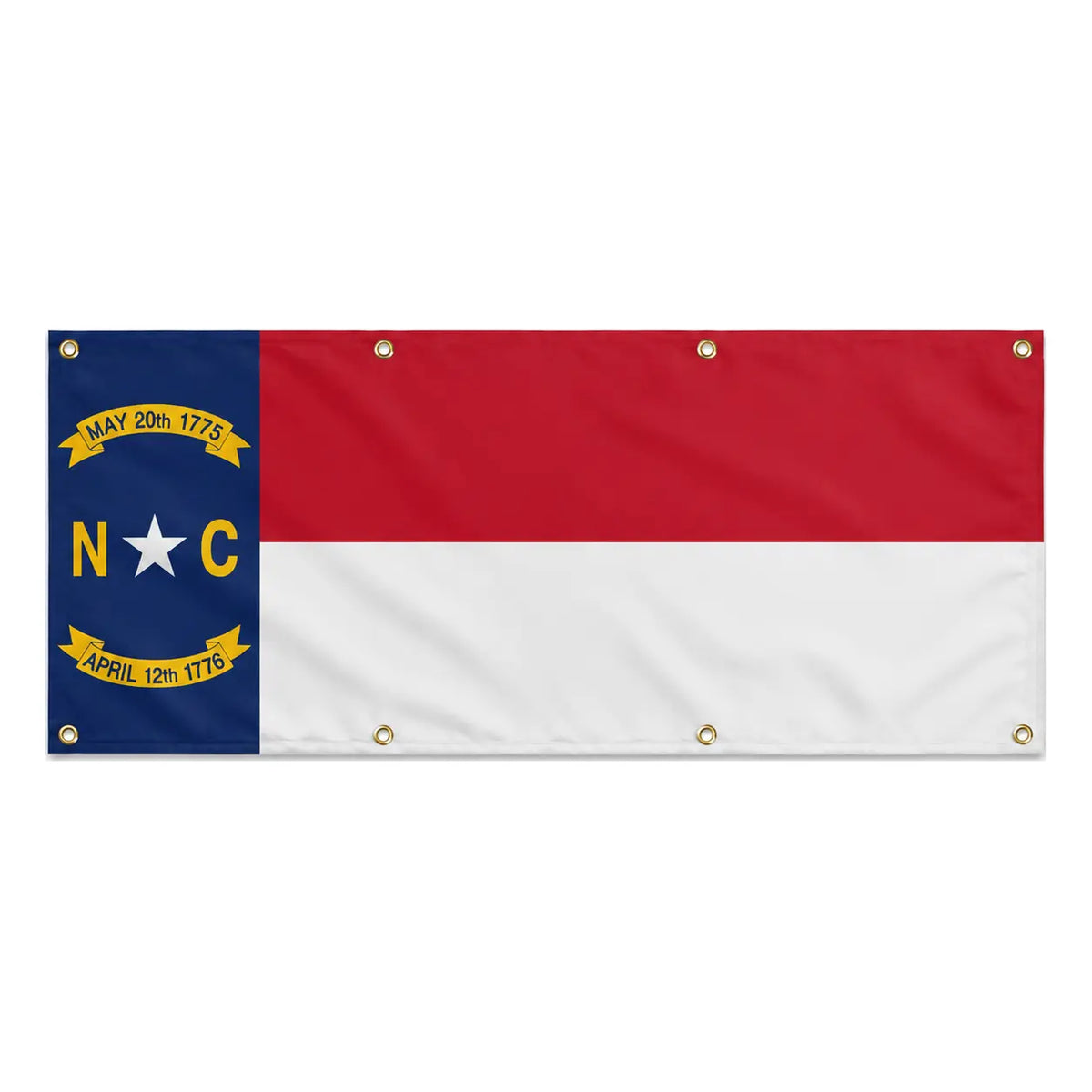 Drapeau caroline du nord polyester résistant aux intempéries