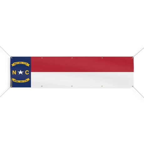 Drapeau caroline du nord polyester résistant aux intempéries