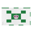 Drapeau charlottetown polyester résistant œillets à gauche
