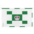 Drapeau charlottetown polyester résistant œillets à gauche