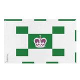 Drapeau charlottetown polyester résistant œillets à gauche
