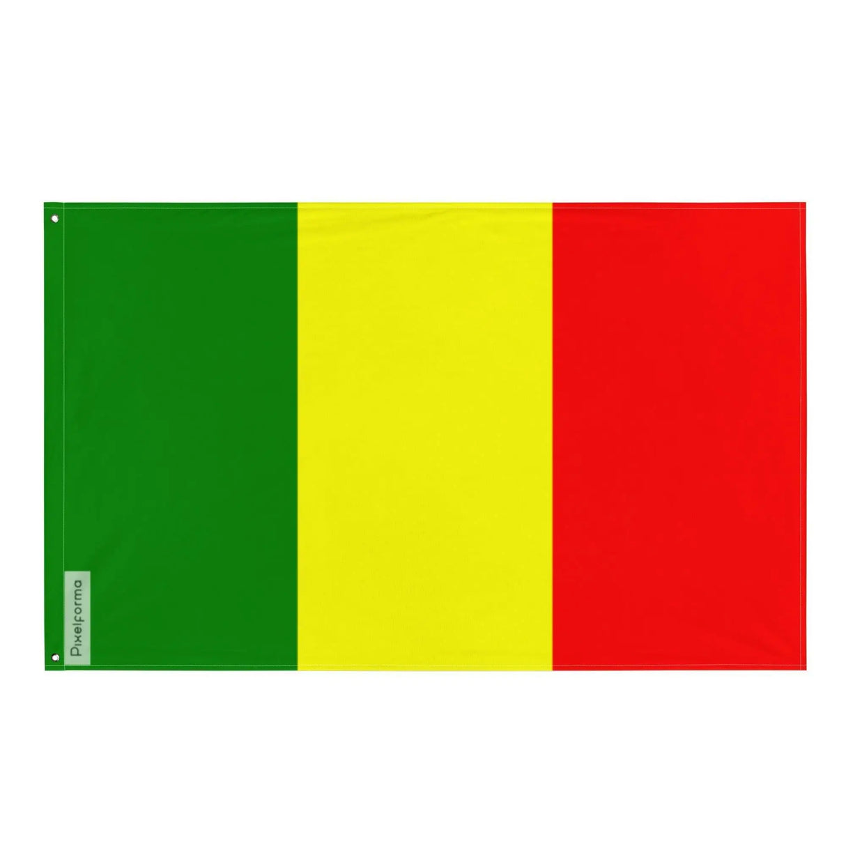Drapeau châteauroux polyester résistant œillets à gauche