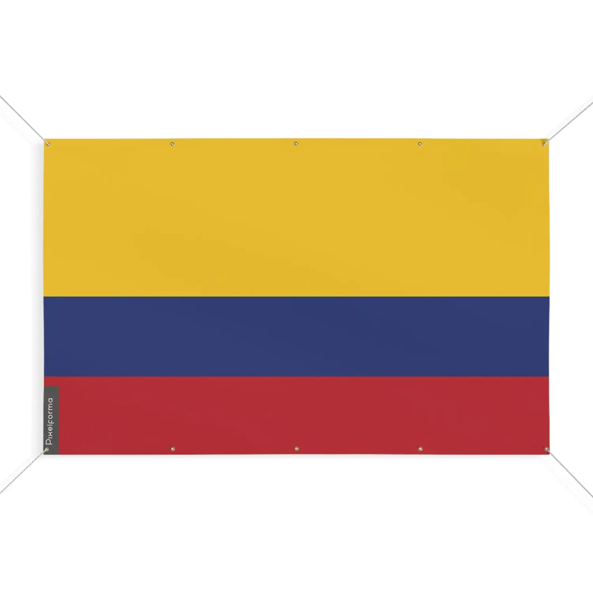 Drapeau colombie 10 oeillets en plusieurs tailles (s) - pixelforma