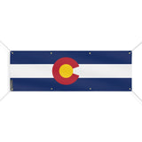 Drapeau colorado polyester résistant aux intempéries