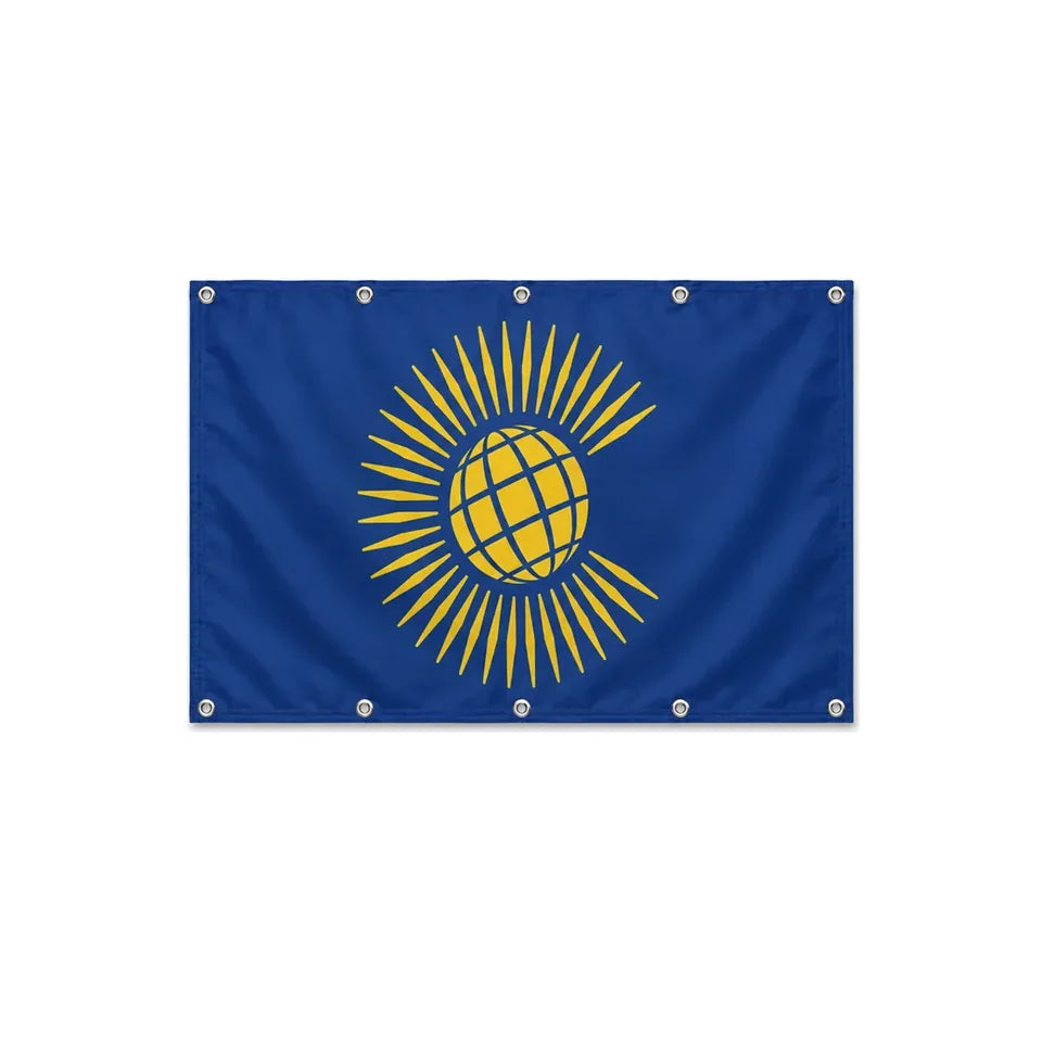 Drapeau du Commonwealth format S en polyester avec dix œillets