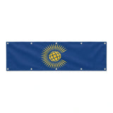 Drapeau du Commonwealth grand format XL en polyester avec dix œillets