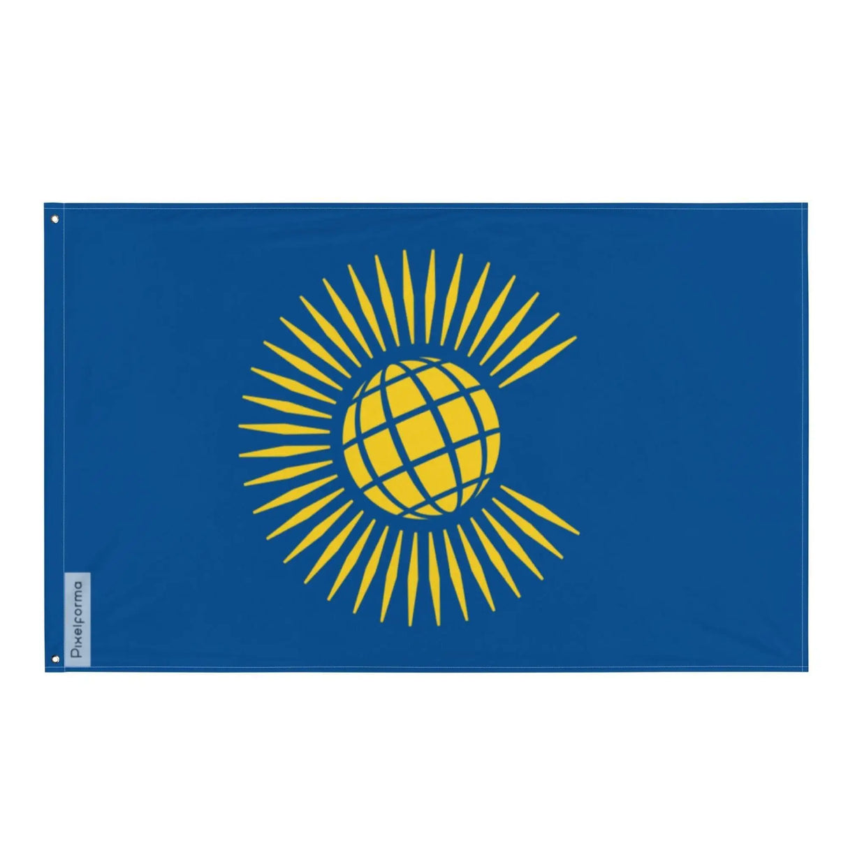 Drapeau commonwealth polyester résistant avec œillets gauche
