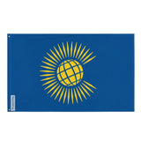 Drapeau commonwealth polyester résistant avec œillets gauche