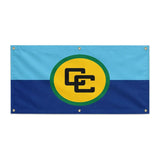 Drapeau communauté caribéenne en polyester résistant