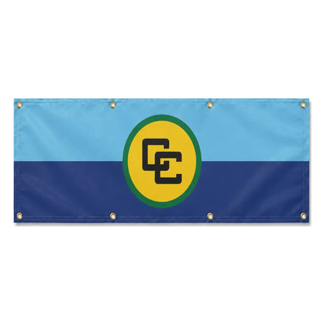 Drapeau communauté caribéenne polyester résistant œillets