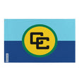 Drapeau communauté caribéenne polyester œillets à gauche