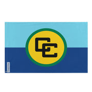 Drapeau communauté caribéenne polyester œillets à gauche