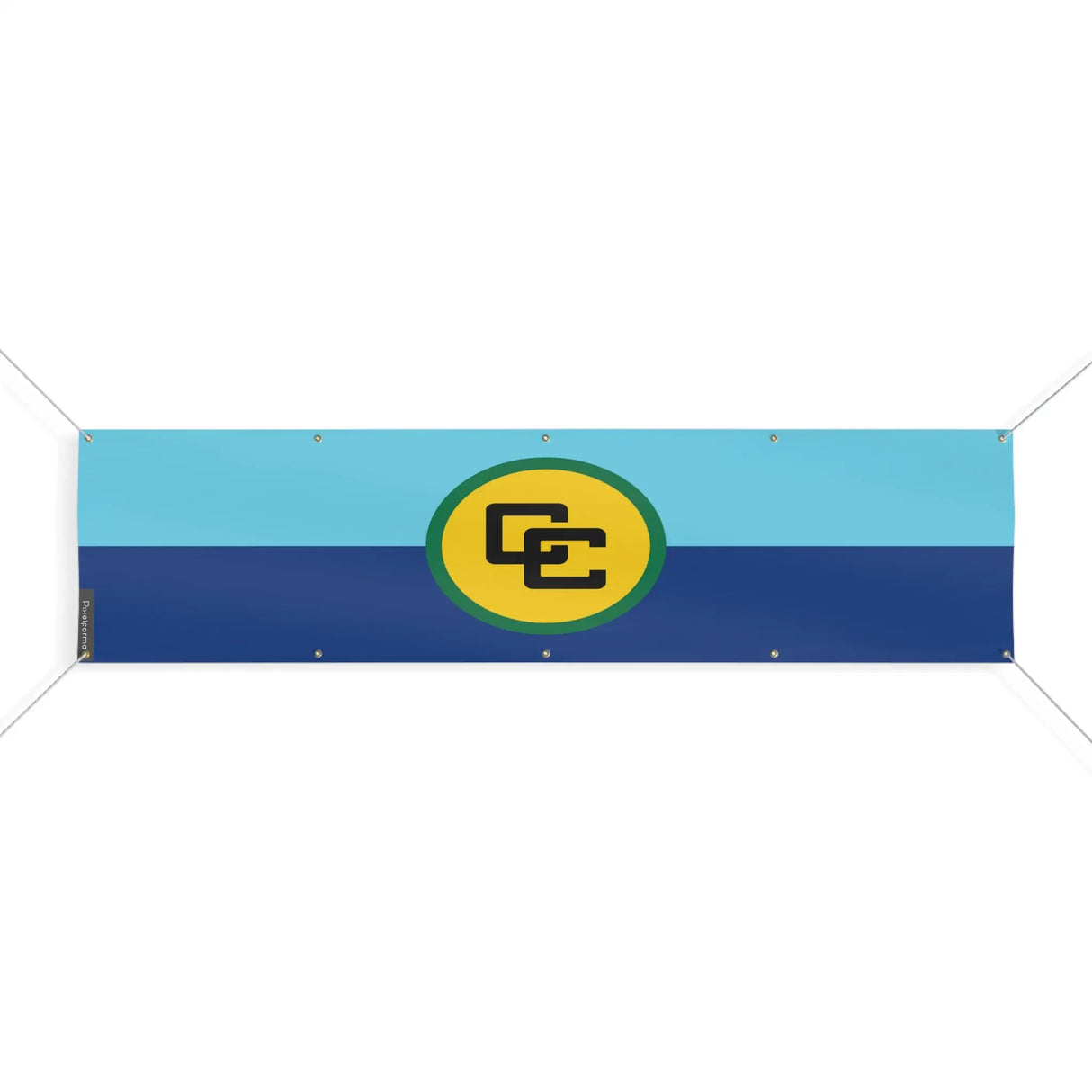 Drapeau communauté caribéenne polyester résistant intempéries