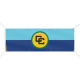 Drapeau communauté caribéenne polyester résistant œillets