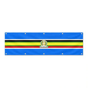 Drapeau de la Communauté d'Afrique de l'Est grand format XL en polyester avec dix œillets