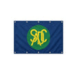 Drapeau de la Communauté de développement d'Afrique australe format S en polyester avec dix œillets