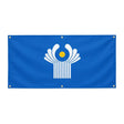 Drapeau communauté états indépendants polyester résistant