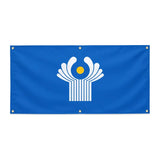 Drapeau communauté états indépendants polyester résistant