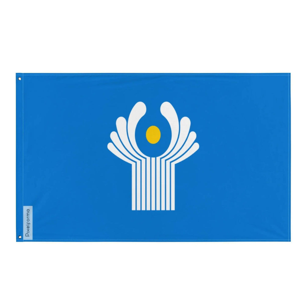 Drapeau communauté états indépendants polyester résistant