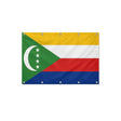 Drapeau des Comores format S en polyester avec dix œillets