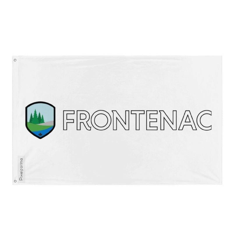 Drapeau Comté de Frontenac en plusieurs tailles 100 % polyester Imprimer avec Double ourlet - Pixelforma