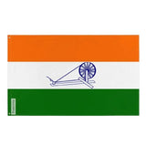 Drapeau congrès national indien polyester œillets à gauche