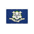 Drapeau du Connecticut format S en polyester avec dix œillets