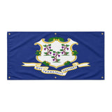 Drapeau connecticut polyester résistant aux intempéries
