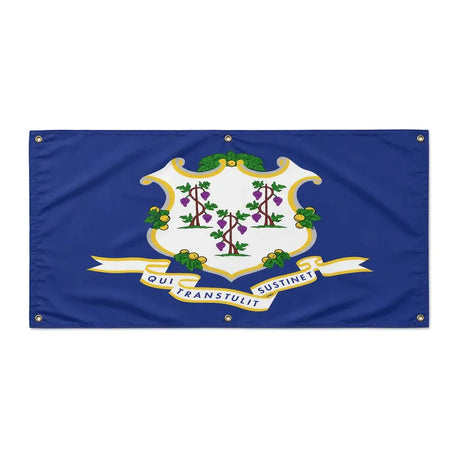 Drapeau connecticut polyester résistant aux intempéries