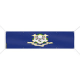 Drapeau connecticut polyester résistant aux intempéries