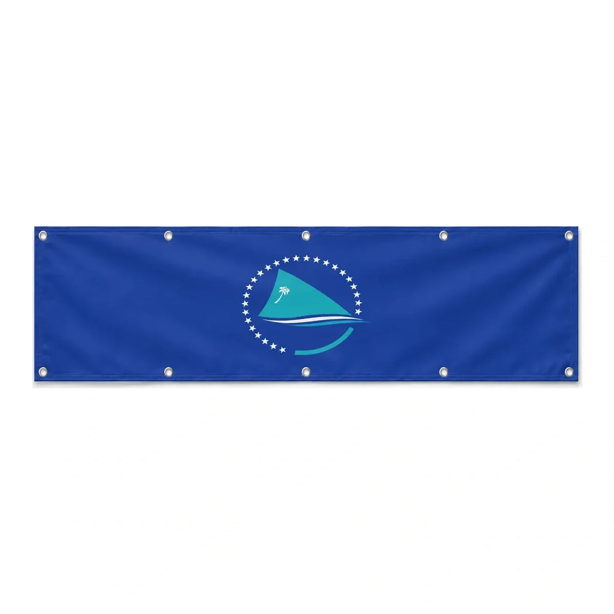Drapeau du Conseil nordique grand format XL en polyester avec dix œillets