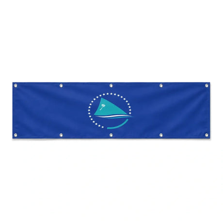Drapeau du Conseil nordique grand format XL en polyester avec dix œillets