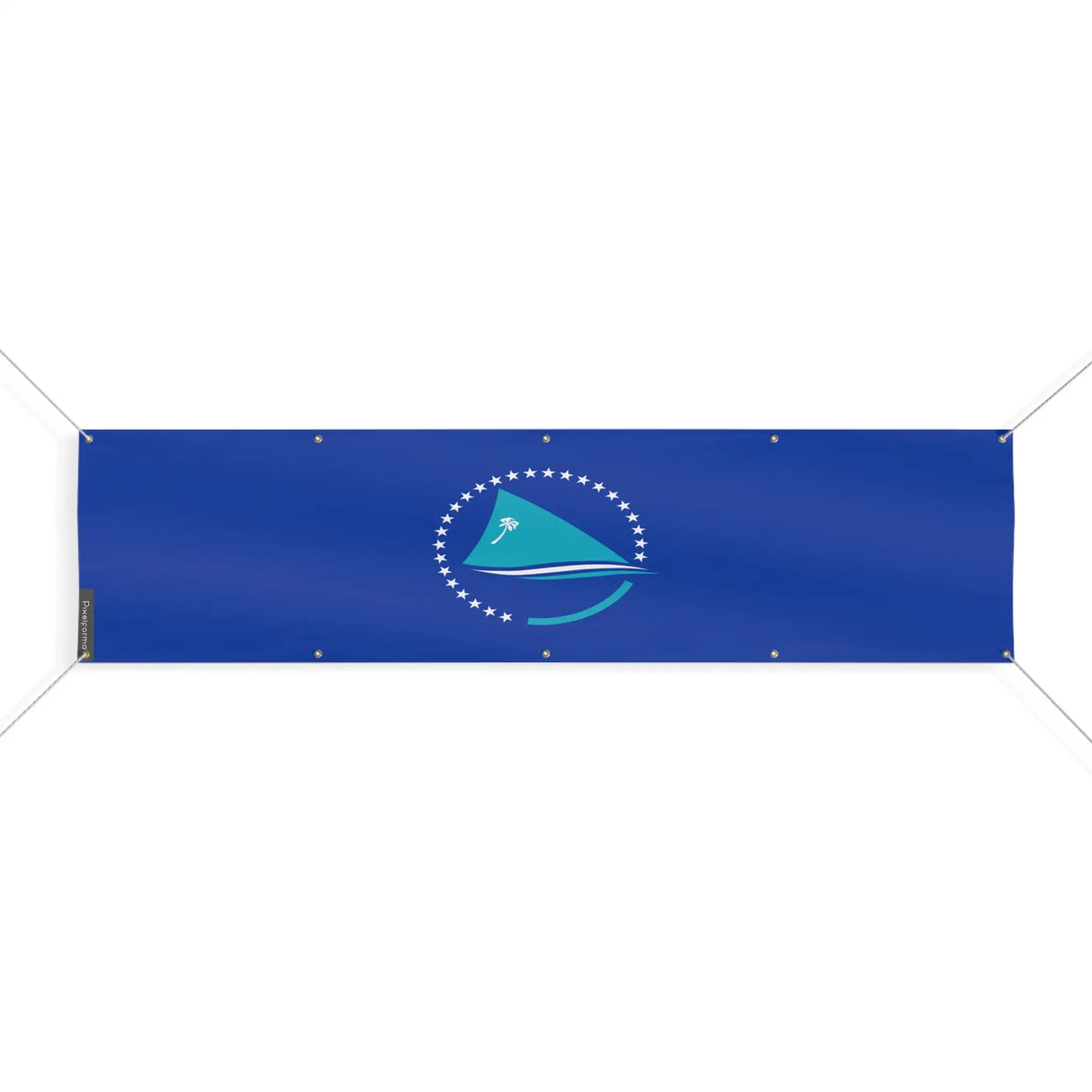 Drapeau conseil nordique en polyester résistant aux intempéries