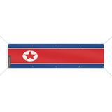 Drapeau corée du nord polyester résistant dix œillets