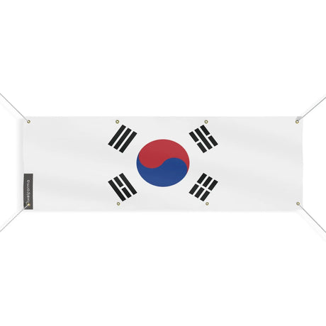 Drapeau corée du sud polyester résistant aux intempéries