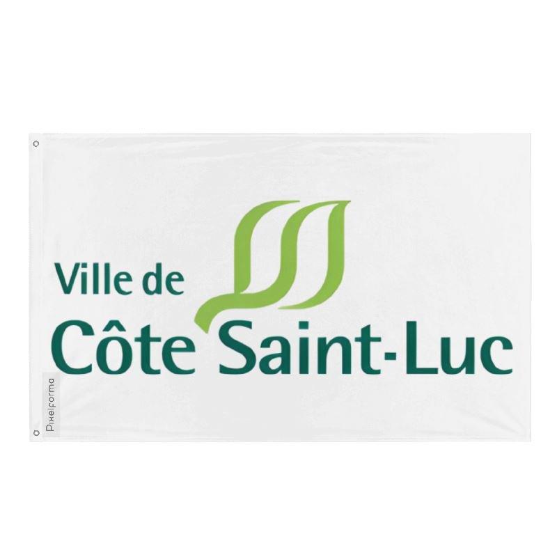 Drapeau Côte-Saint-Luc en plusieurs tailles 100 % polyester Imprimer avec Double ourlet - Pixelforma