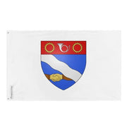 Drapeau cowansville polyester résistant œillets à gauche