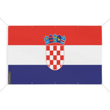 Drapeau croatie 10 oeillets en plusieurs tailles (s) - pixelforma