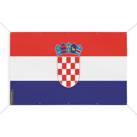 Drapeau croatie 10 oeillets en plusieurs tailles (s) - pixelforma