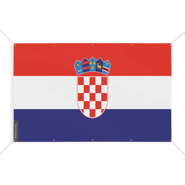 Drapeau croatie 10 oeillets en plusieurs tailles (s) - pixelforma